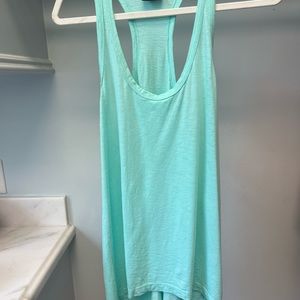 DYI Light Green/Blue tank Size M